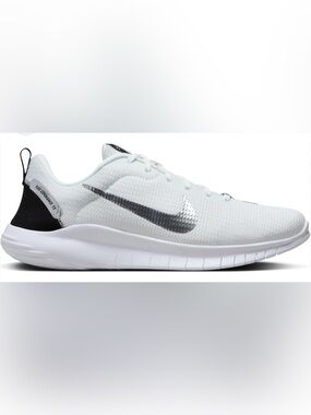 Nike Flex Experience Run 12  Running White and Gray Mesh Sneakers